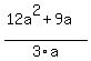 %2812a%5E2+%2B+9a%29+%2F3a