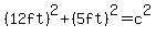 %2812ft%29%5E2%2B%285ft%29%5E2=c%5E2