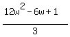%2812w%5E2-6w%2B1%29%2F3%29