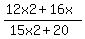 \"%2812x2+%2B+16x%29%2F%28+15x2+%2B20%29\"