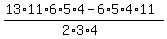 %2813%2A11%2A6%2A5%2A4-6%2A5%2A4%2A11%29%2F%282%2A3%2A4%29
