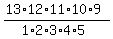 %2813%2A12%2A11%2A10%2A9%29%2F%281%2A2%2A3%2A4%2A5%29