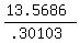 %2813.5686%29%2F%28.30103%29