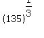 %28135%29%5E%281%2F3%29