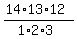 %2814%2A13%2A12%29%2F%281%2A2%2A3%29