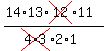 %2814%2A13%2Across%2812%29%2A11%29%2F%28cross%284%2A3%29%2A2%2A1%29