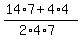 %2814%2A7%2B4%2A4%29%2F%282%2A4%2A7%29