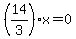 %2814%2F3%29x=0