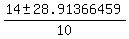 %2814+%2B-+28.91366459%29%2F10
