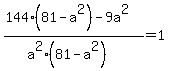 %28144%2881-a%5E2%29-9a%5E2%29%2F%28a%5E2%2881-a%5E2%29%29=1