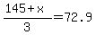 \"%28145%2Bx%29%2F3=72.9\"