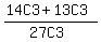 %2814C3%2B13C3%29%2F%2827C3%29