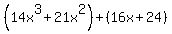 %2814x%5E3%2B21x%5E2%29%2B%2816x%2B24%29