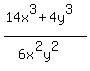 %2814x%5E3+%2B4y%5E3%29%2F%286x%5E2y%5E2%29+