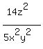 %2814z%5E2%29%2F%285x%5E2y%5E2%29