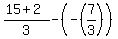 %2815%2B2%29%2F3+-+%28-%287%2F3%29%29