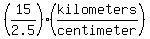 %2815%2F2.5%29%28kilometers%2Fcentimeter%29