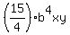 %2815%2F4%29b%5E4xy