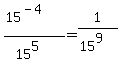 %2815%5E%28-4%29%29%2F%2815%5E5%29+=+1%2F%2815%5E9%29