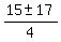%2815+%2B-+17%29%2F4