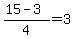 %2815-3%29%2F4=3