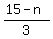 %2815-n%29%2F3