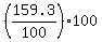 %28159.3%2F100%29%2A100