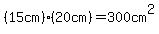 %2815cm%29%2820cm%29=300cm%5E2