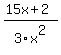 %2815x%2B2%29%2F3x%5E2