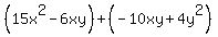 %2815x%5E2-6xy%29%2B%28-10xy%2B4y%5E2%29