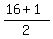 %2816%2B1%29%2F2