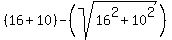 %2816%2B10%29-%28sqrt%2816%5E2%2B10%5E2%29%29