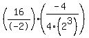 %2816%2F-2%29%2A%28%28-4%29%2F4%282%5E3%29%29