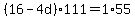 %2816-4d%29111=+1%2A+55