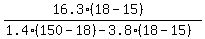 %2816.3%2A%2818-15%29%29%2F%281.4%2A%28150-18%29+-+3.8%2A%2818-15%29%29
