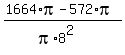 %281664%2Api+-+572%2Api%29%2F%28pi%2A8%5E2%29