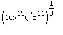 %2816x%5E15y%5E7z%5E11%29%5E%281%2F3%29