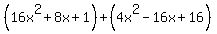 %2816x%5E2%2B8x%2B1%29%2B%284x%5E2-16x%2B16%29