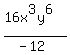 %2816x%5E3y%5E6%29%2F%28-12%29