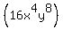 %2816x%5E4y%5E8%29