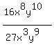%2816x%5E8y%5E10%29%2F%2827x%5E3y%5E9%29