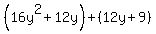 %2816y%5E2%2B12y%29%2B%2812y%2B9%29