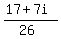 %2817%2B7i%29%2F%2826%29