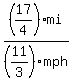 %2817%2F4%29mi%2F%2811%2F3%29mph+