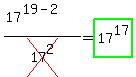 %2817%5E%2819-2%29%29%2Fcross%2817%5E2%29+=+highlight_green%2817%5E17%29