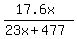 %2817.6x%29%2F%2823x%2B477%29