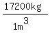 %2817200kg%29%2F%281m%5E3%29