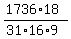 %281736%2A18%29%2F%2831%2A16%2A9%29