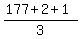 %28177+%2B+2+%2B+1%29%2F3
