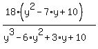 %2818%2A%28y%5E2-7%2Ay%2B10%29%29%2F%28y%5E3-6%2Ay%5E2%2B3%2Ay%2B10%29